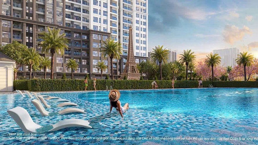2 PN + 1 (2 Toilet), Tòa PR5, khu Paris, Vinhomes Ocean Park