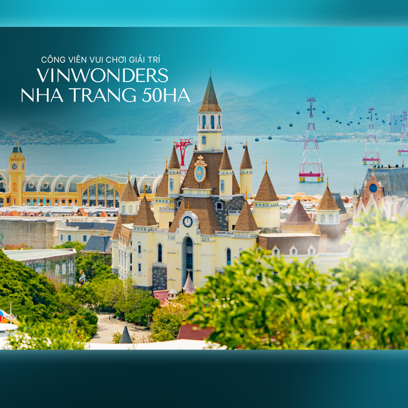 VinWonders Nha Trang: Công viên của những kỷ lục rộng hơn 50ha với 6 phân khu trò chơi cùng hàng trăm hoạt động giải trí, trải nghiệm hấp dẫn hàng đầu tại Việt Nam.