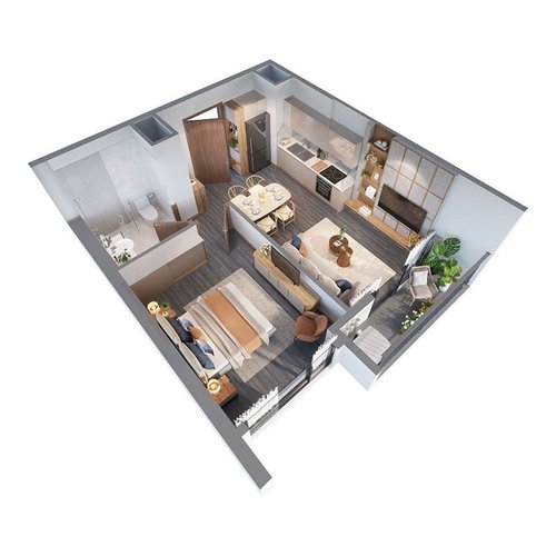 1 PN, Tòa LD3, khu London, Vinhomes Ocean Park