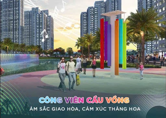 2 PN (1 Toilet), Tòa S1.07, khu The Rainbow, Vinhomes Grand Park