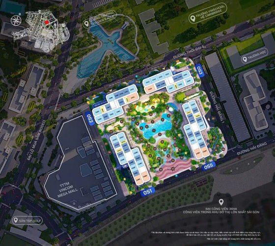 1 PN + 1, Tòa OS5, khu The Opus One, Vinhomes Grand Park