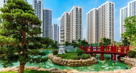 Cảnh quan nội khu Origami