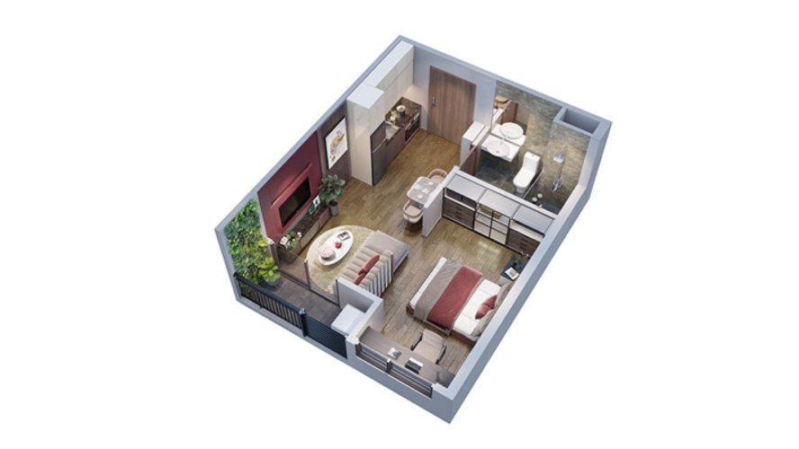 BE41207, Căn hộ, Tòa BE4, Phân khu The Beverly, Vinhomes Ocean Park