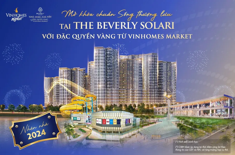 Cơ hội sở hữu nhà cao cấp với mức giá tốt tại khu Beverly Solari Vinhomes Grand Park