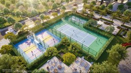 Hình ảnh phối cảnh sân chơi thể thao