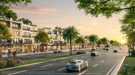 Hình ảnh phối cảnh Shophouse Liền kề