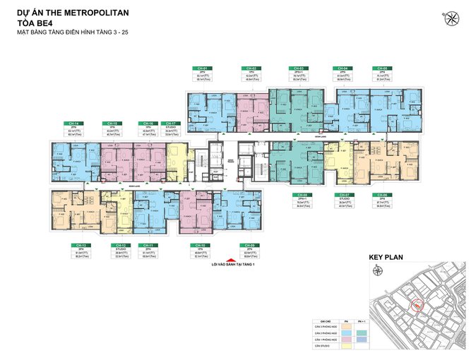 Studio, Tòa BE4, khu The Beverly, Vinhomes Ocean Park