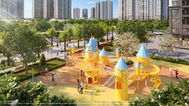Hình ảnh phối cảnh sân chơi trẻ em