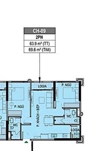2 PN, Tòa PR2, khu Paris, Vinhomes Ocean Park