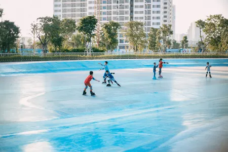 Sân trượt patin - Công viên Central Park