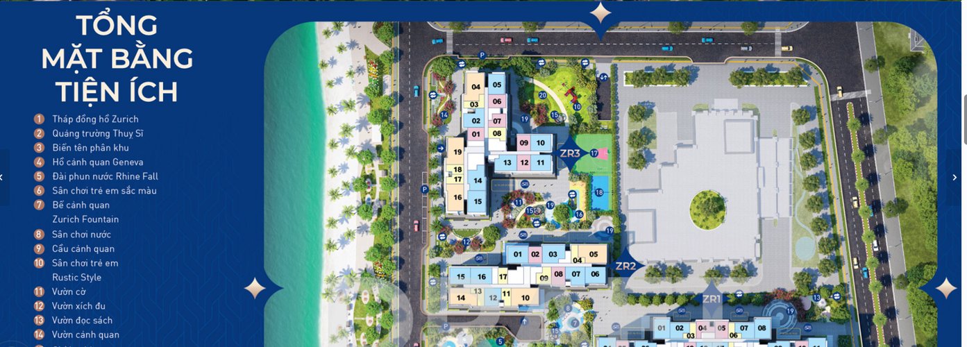 Studio, Tòa ZR3, khu The Zurich, Vinhomes Ocean Park