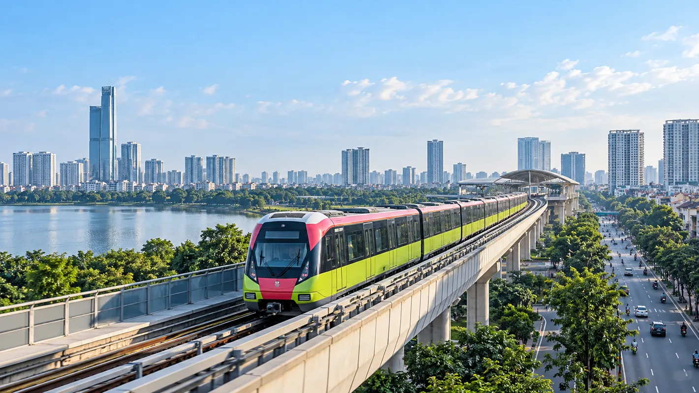 Colorful Metro Over a City Skyline.png