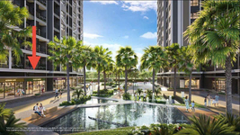 phối cảnh căn shop house chân đế tòa BE4