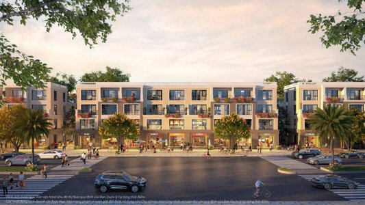 PHỐI CẢNH SHOPHOUSE PHÂN KHU ĐẢO VUA