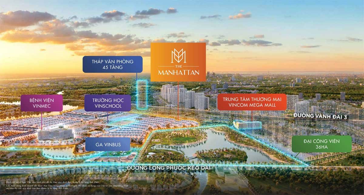 Vị trí của Vinschool Grand Park