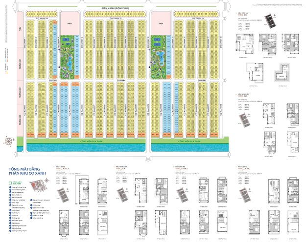Liền kề, khu Cọ Xanh, Vinhomes Ocean Park 2