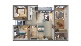 Layout nhà mẫu S1.12