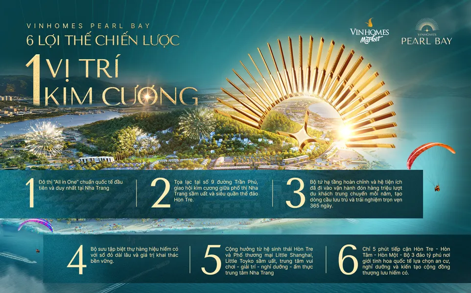 6 lợi thế chiến lược - 1 vị trí kim cương