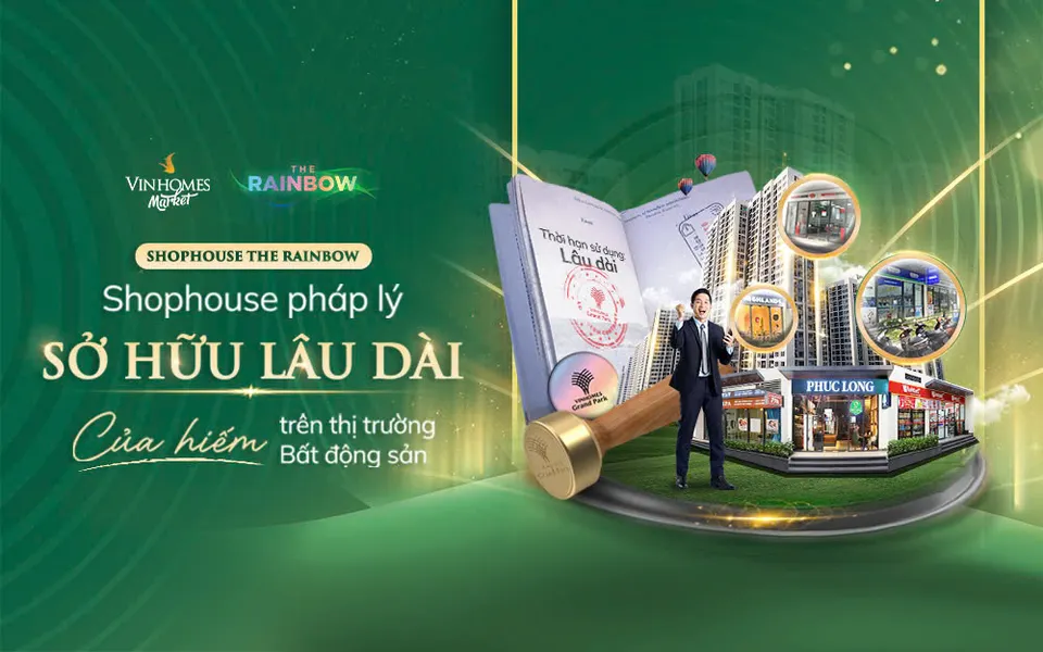 Pháp lý sở hữu shophouse khu The Rainbow: Lợi thế hiếm có