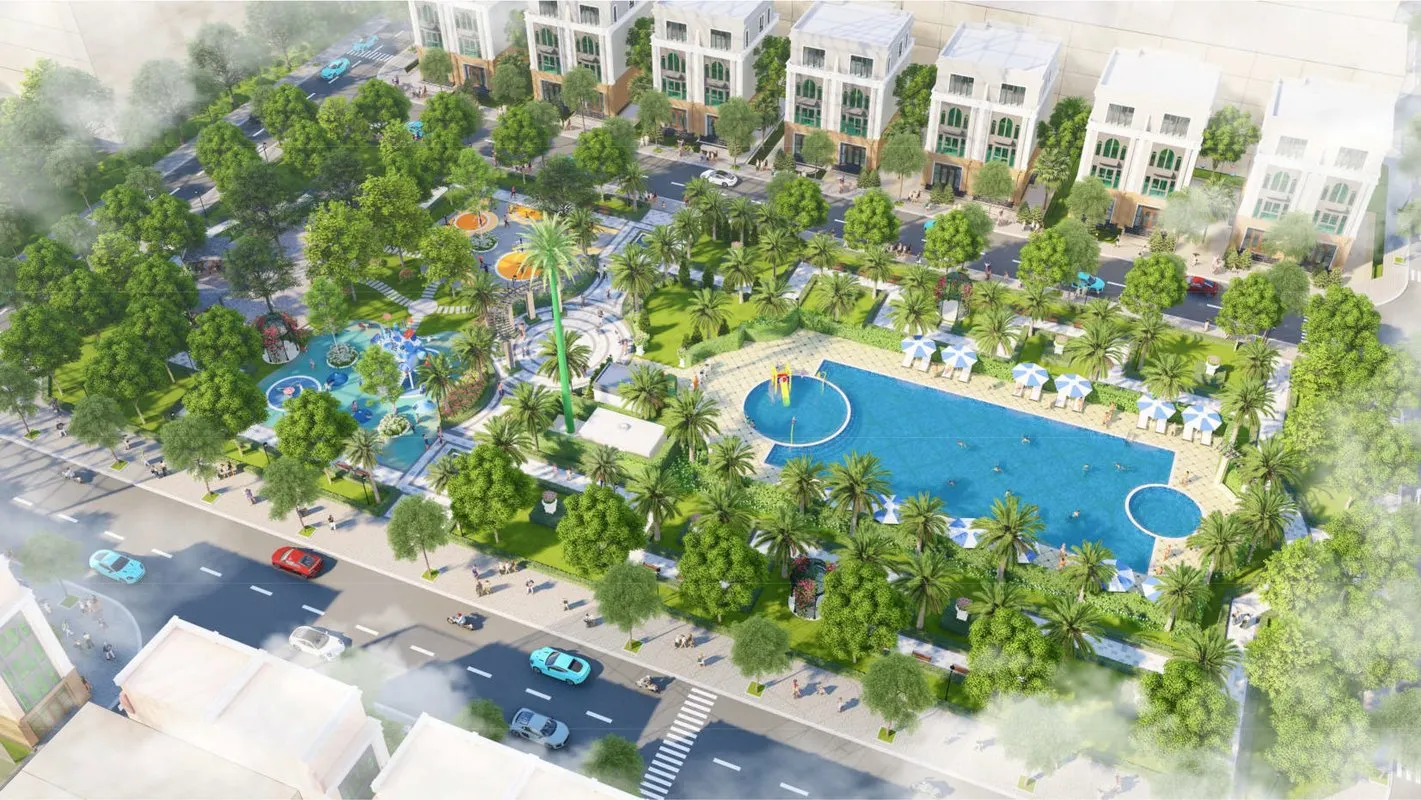 Công viên Boutique Park vinhomes cổ loa.jpg