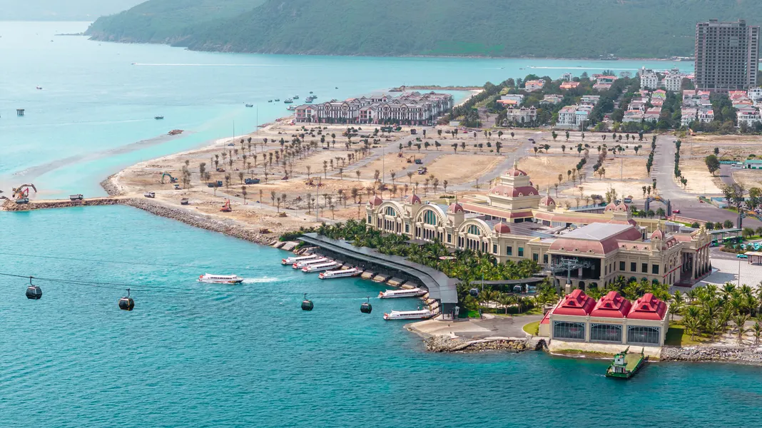 Vinhomes Pearl Bay khi nhìn từ trên cao
