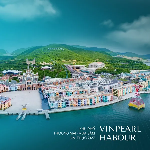 Khu phố thương mại, mua sắm, ẩm thực 24/7 Vinpearl Habour